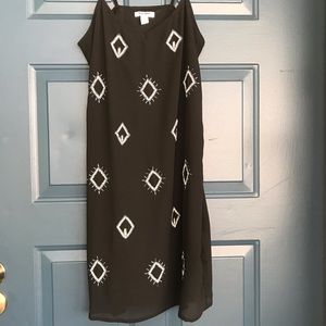 Beaded slip style dress